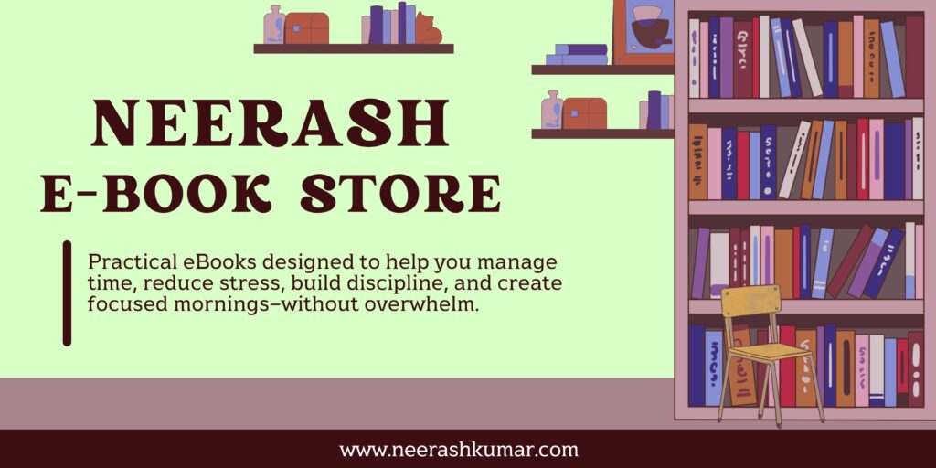 Store brown and purple illustrated book store banner (1)